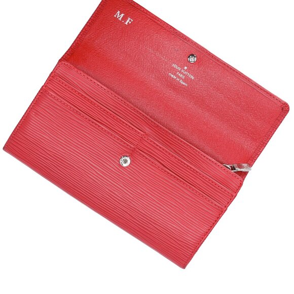 Louis Vuitton Sarah Epi Long Wallet M60316 Carmine Epi Leather - Picture 5 of 6